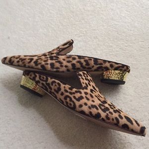 Sam Edelman Augustine Leopard Brahma flat mule